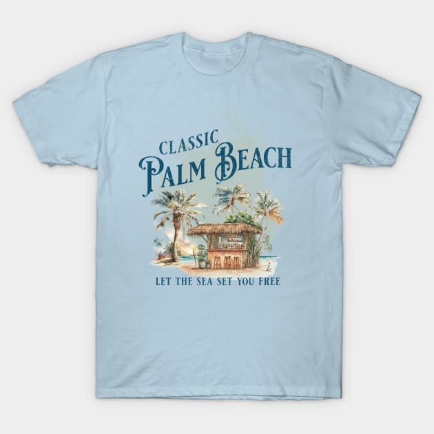 Palm Beach Classic T-Shirt by CashArtDesigns